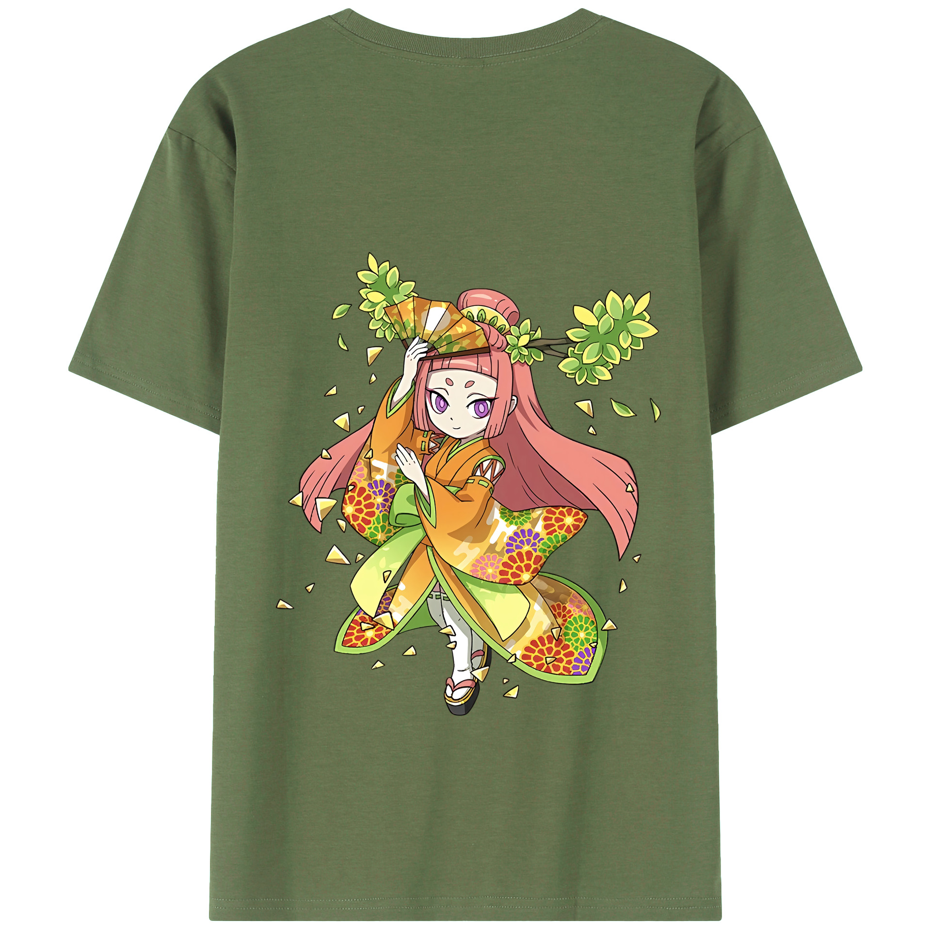 （画像用） 妖怪ウォッチ Yo-kai Watch 綿100％ メンズ半袖Tシャツ（バックプリント） 通気性